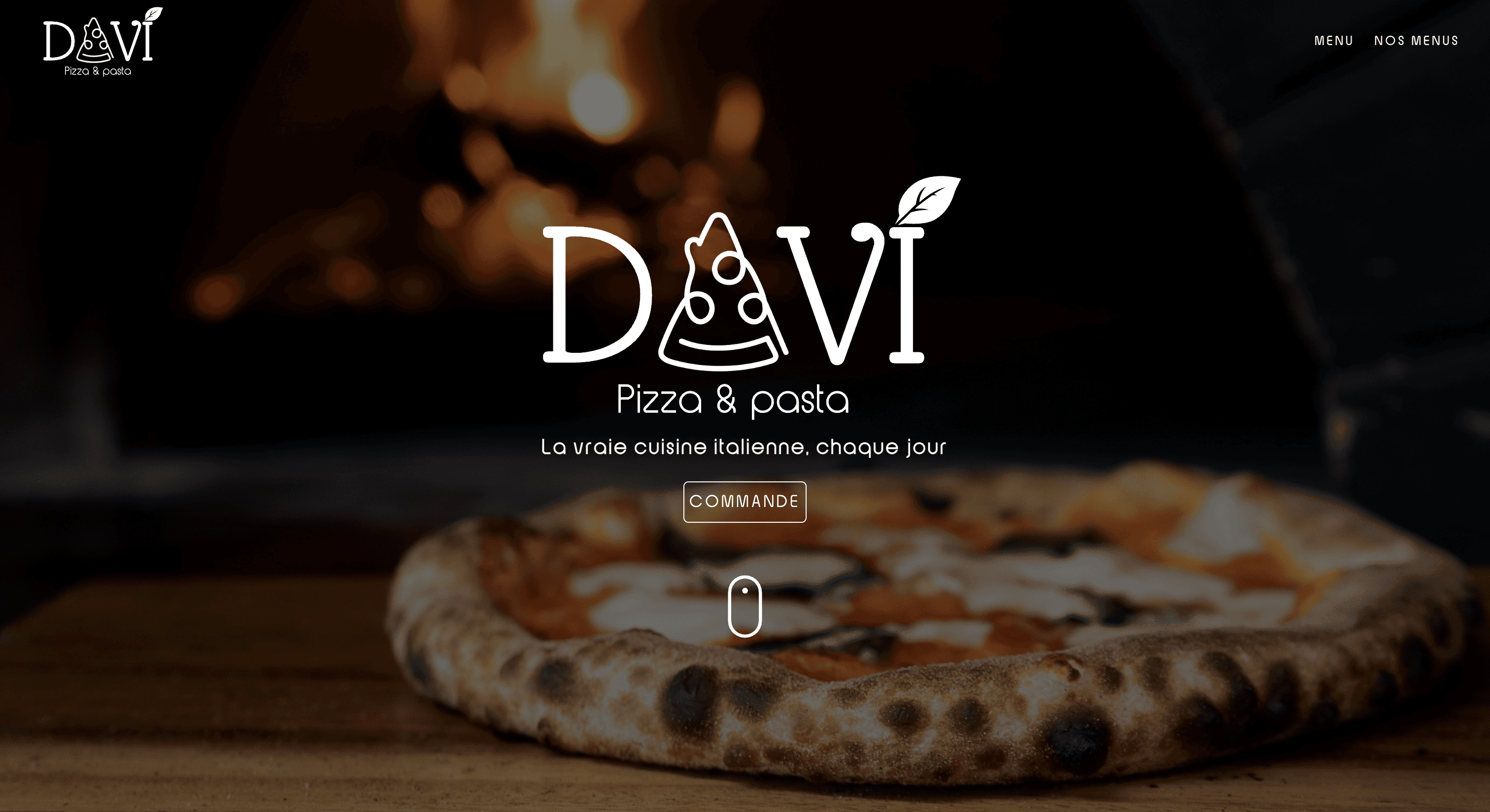 Davì Pizza & Pasta · homepage